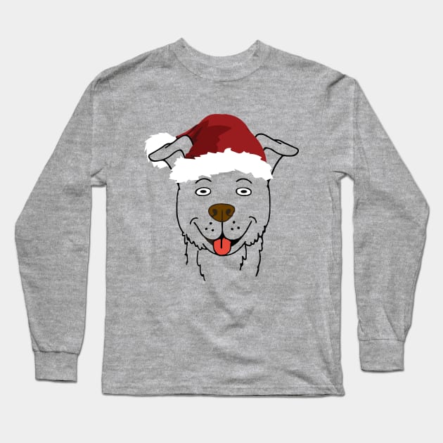 Christmas Mr. Peanutbutter Long Sleeve T-Shirt by GeleHaas